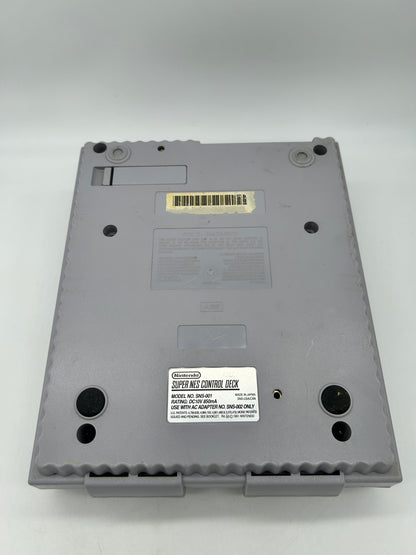 SUPER NiNTENDO [SNES] CONSOLE | MODEL GRiSE CONTROL DECK SNS-001