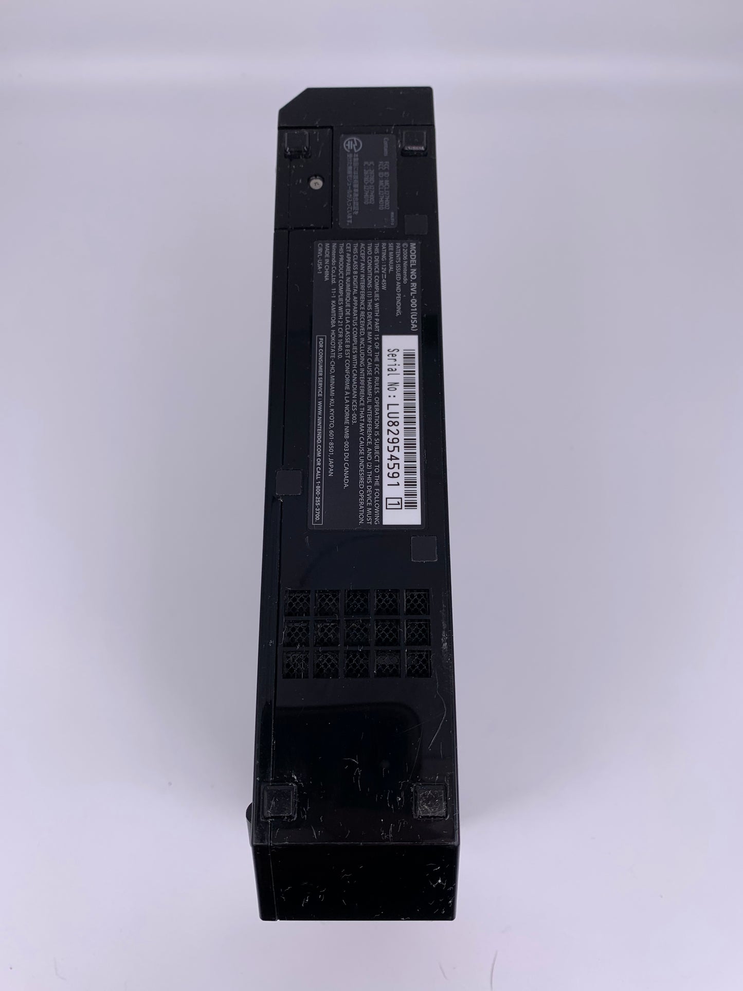 NiNTENDO Wii CONSOLE | MODEL BLACK RVL-001 (USA)