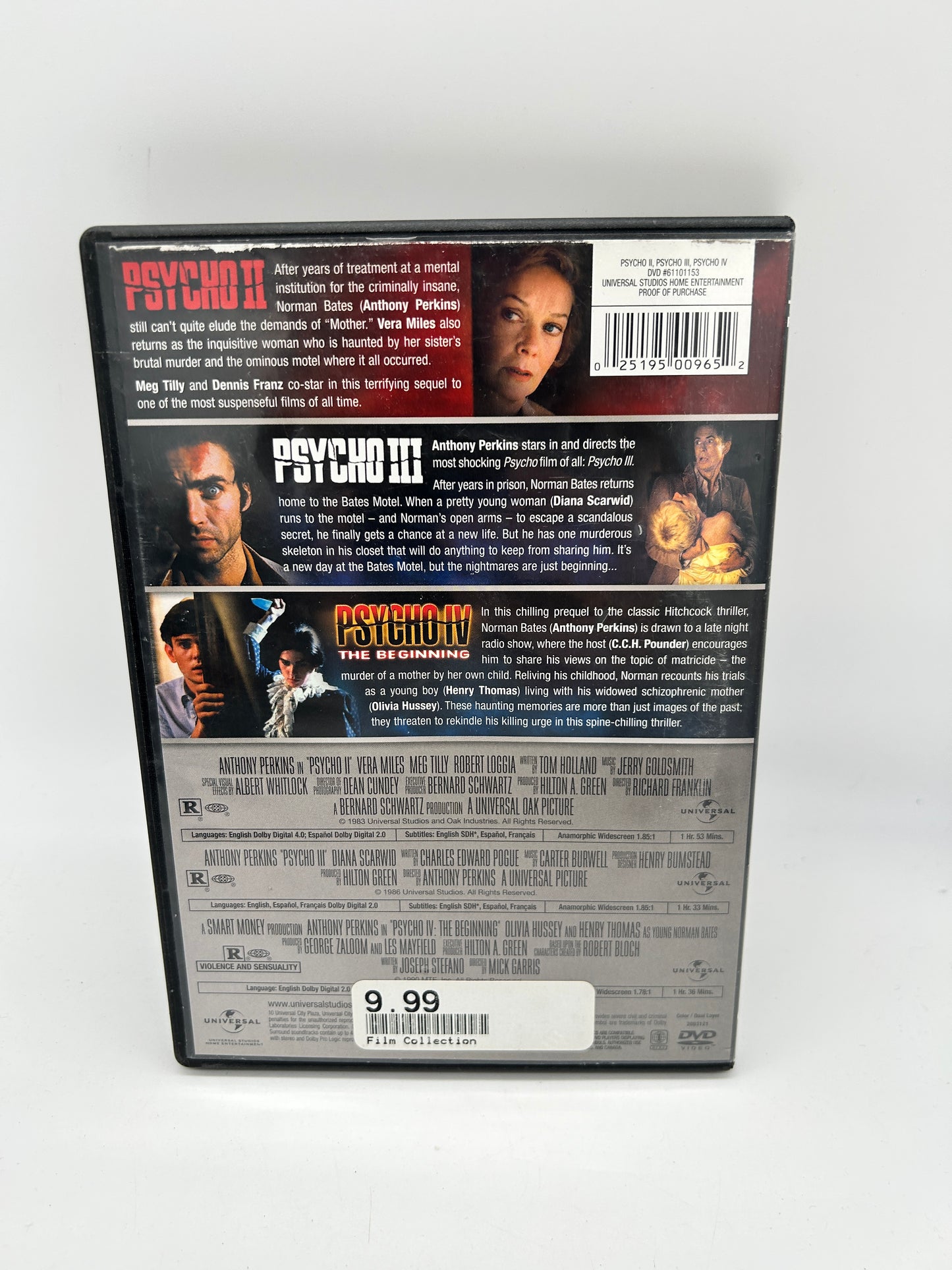 FiLM DVD | TRiPLE FEATURE HORROR PACK PSYCHO