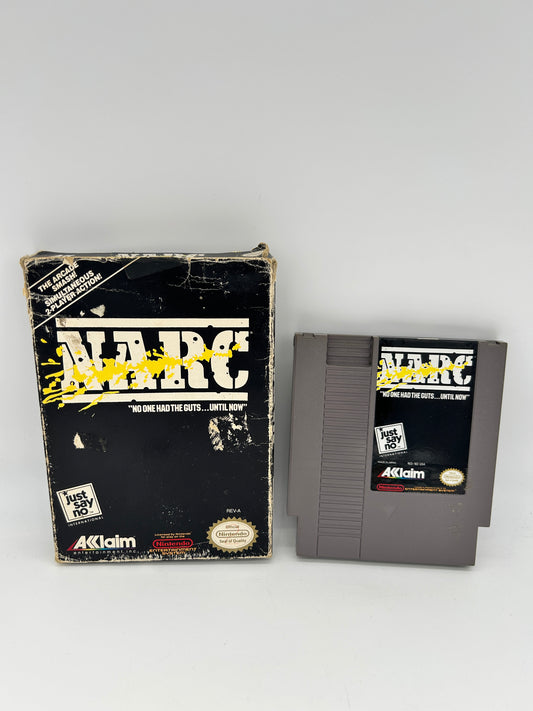 PiXEL-RETRO.COM : ORIGINAL NINTENDO NES COMPLET CIB BOX MANUAL GAME NTSC NARC