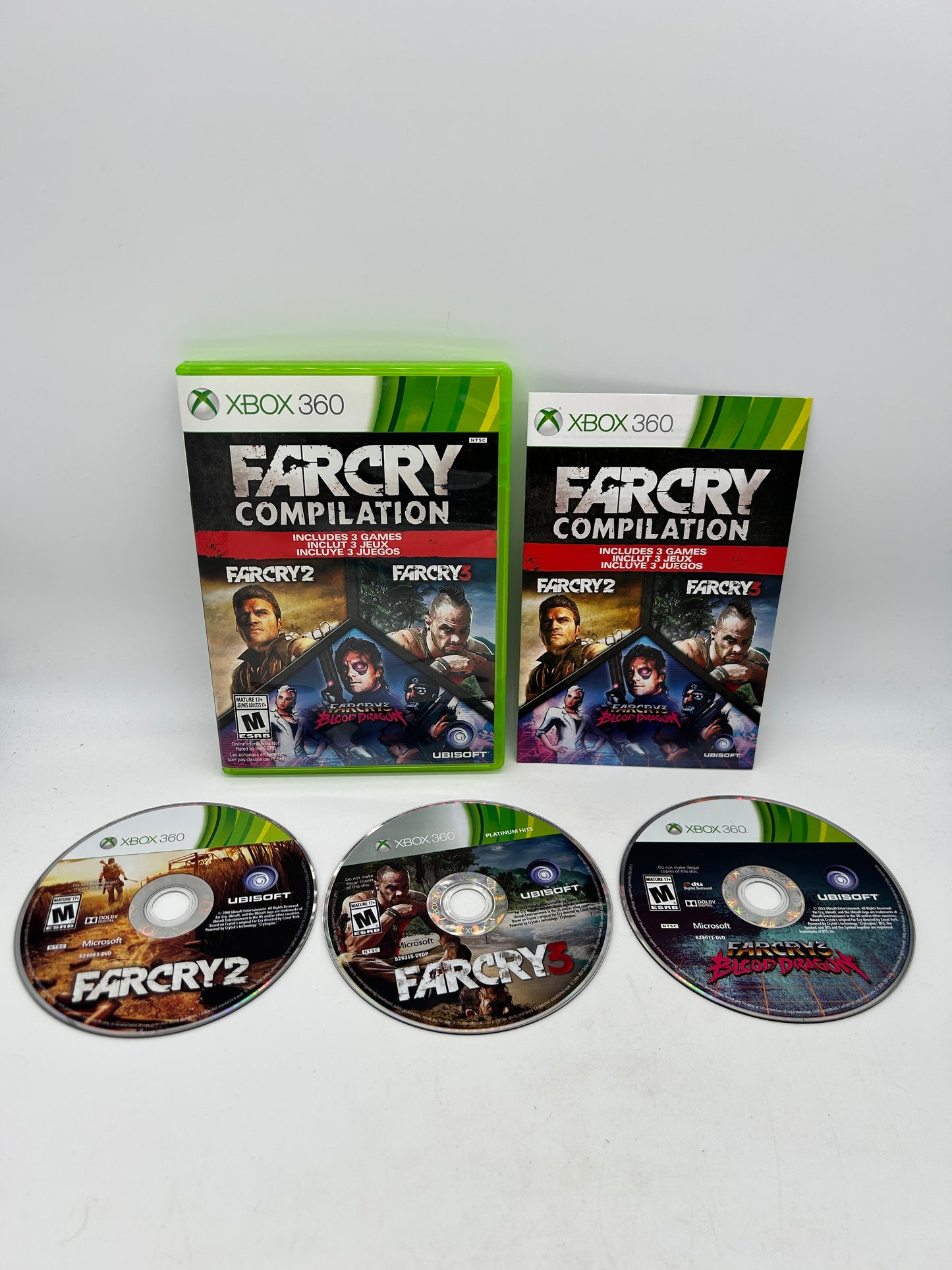 PiXEL-RETRO.COM : MICROSOFT XBOX 360 COMPLETE CIB BOX MANUAL GAME NTSC FAR CRY COMPILATION