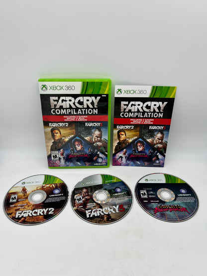 PiXEL-RETRO.COM : MICROSOFT XBOX 360 COMPLETE CIB BOX MANUAL GAME NTSC FAR CRY COMPILATION