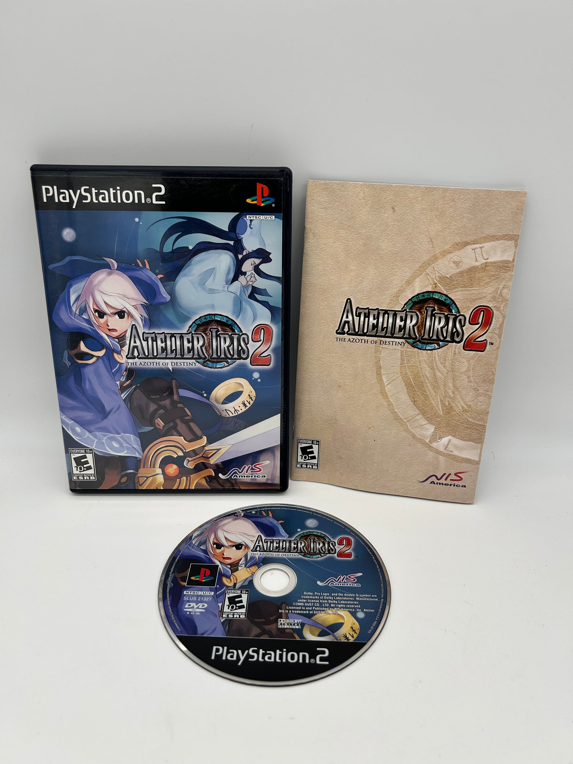 PiXEL-RETRO.COM : SONY PLAYSTATION 2 (PS2) COMPLET CIB BOX MANUAL GAME NTSC THE ATELIER IRIS 2 THE AZOTH OF DESTINY