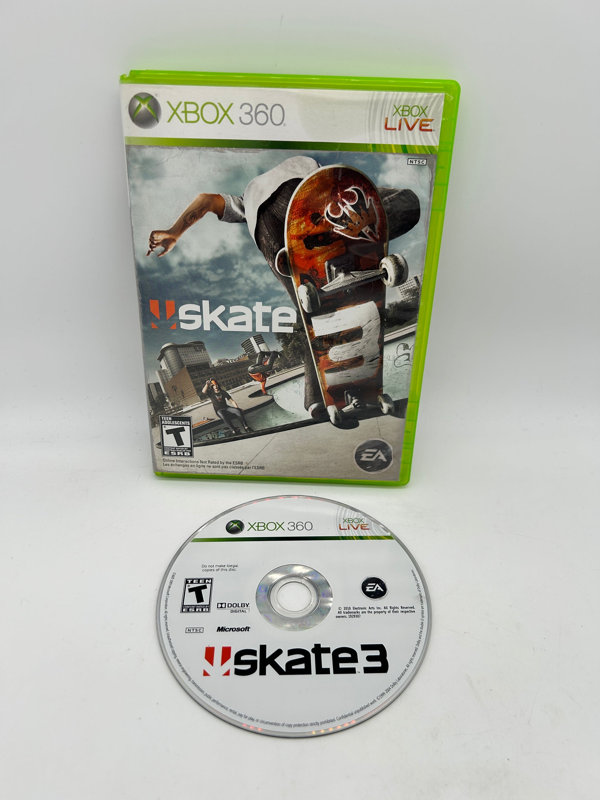 PiXEL-RETRO.COM : MICROSOFT XBOX 360 COMPLETE CIB BOX MANUAL GAME NTSC SKATE 3