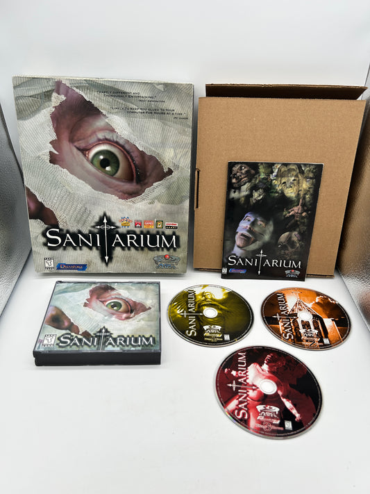 PiXEL-RETRO.COM : COMPUTER (PC) COMPLETE CIB BOX MANUAL GAME NTSC SANITARIUM