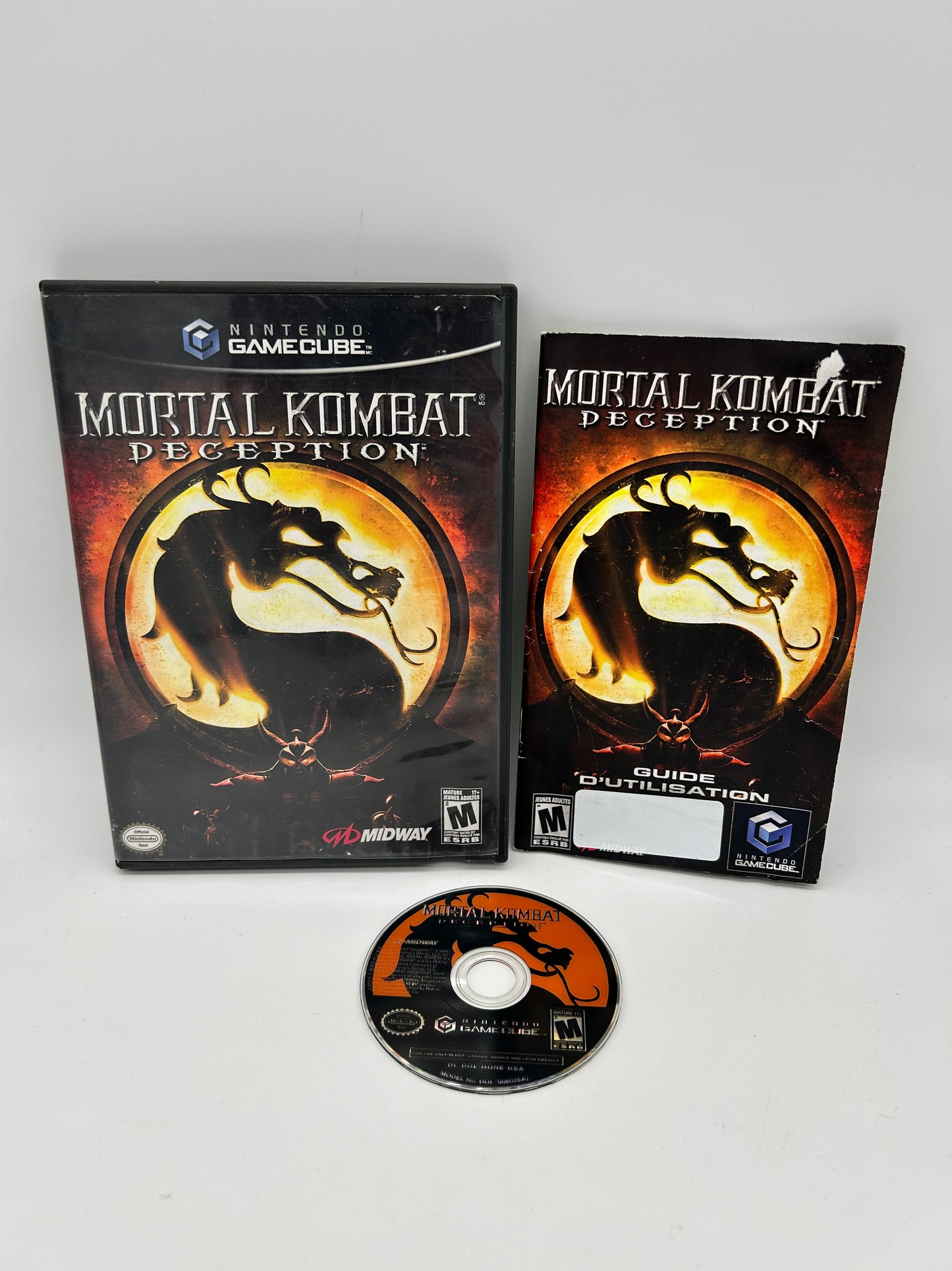 PiXEL-RETRO.COM : NINTENDO GAMECUBE (GC) GAME NTSC MORTAL KOMBAT DECEPTION