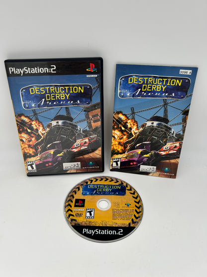 PiXEL-RETRO.COM : SONY PLAYSTATION 2 (PS2) COMPLET CIB BOX MANUAL GAME NTSC DESTRUCTION DERBY ARENAS