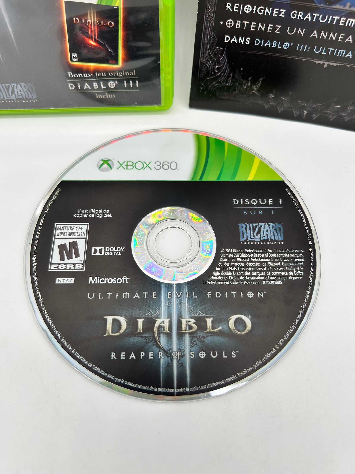 MiCROSOFT XBOX 360 | DiABLO III REAPERS OF SOULS | ULTiMATE EViL EDiTiON