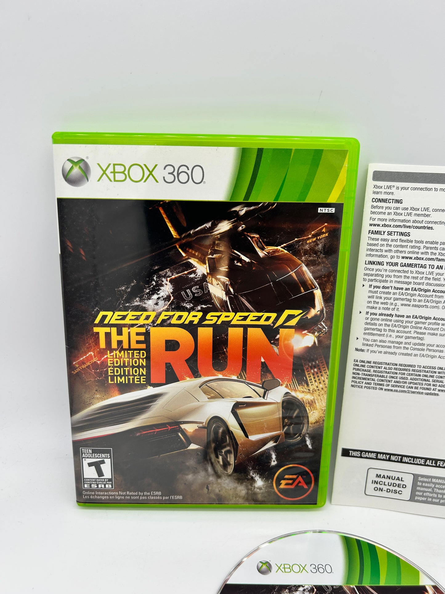 Microsoft XBOX 360 | NEED FOR SPEED THE RUN
