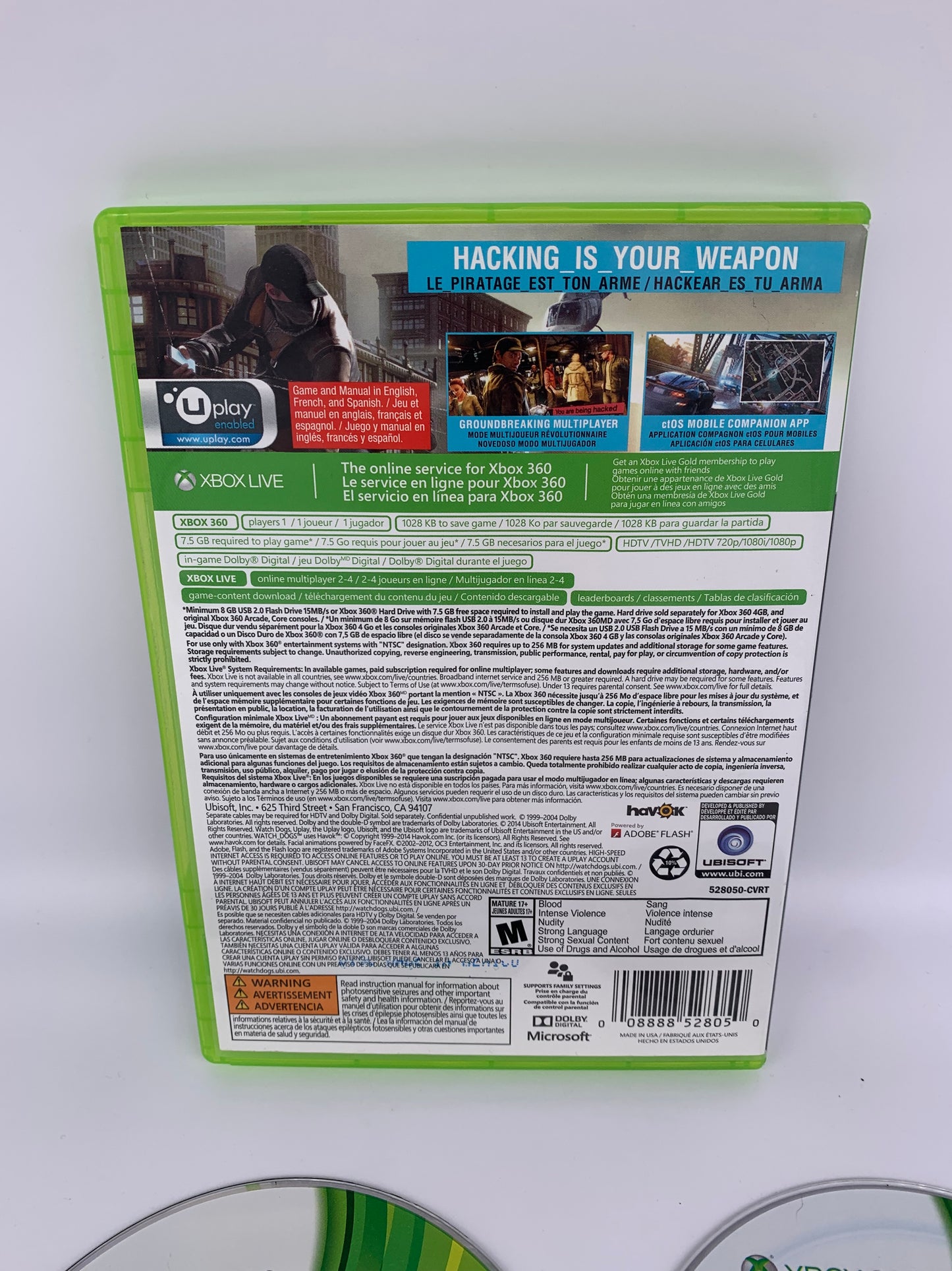 MiCROSOFT XBOX 360 | WATCH DOGS