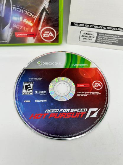 Microsoft XBOX 360 | NEED FOR SPEED HOT PURSUiT | PLATiNUM HiTS