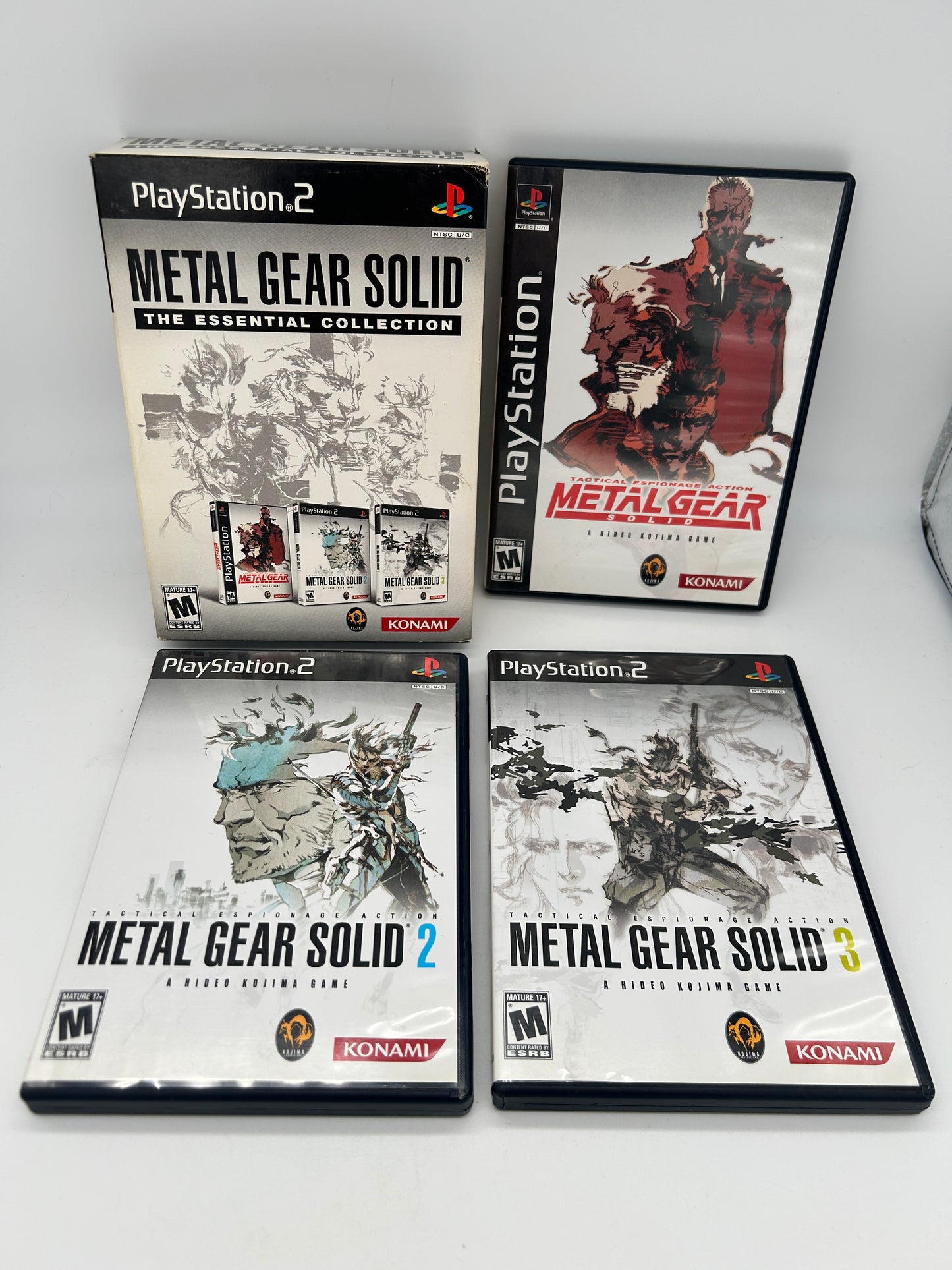 PiXEL-RETRO.COM : SONY PLAYSTATION 2 (PS2) COMPLET CIB BOX MANUAL GAME NTSC METAL GEAR SOLID THE ESSENTIAL COLLECTION