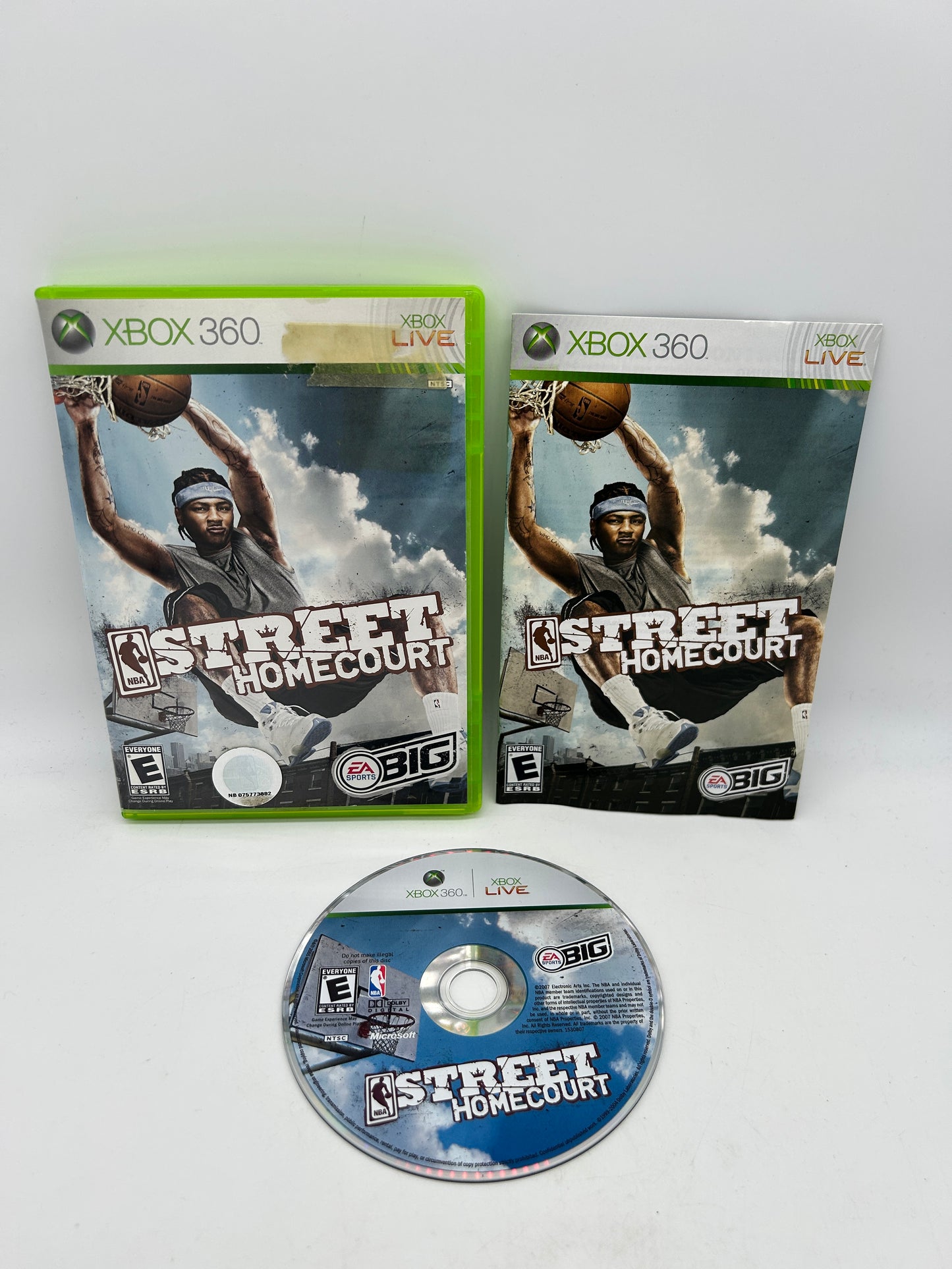 PiXEL-RETRO.COM : MICROSOFT XBOX 360 COMPLETE CIB BOX MANUAL GAME NTSC NBA STREET HOMECOURT