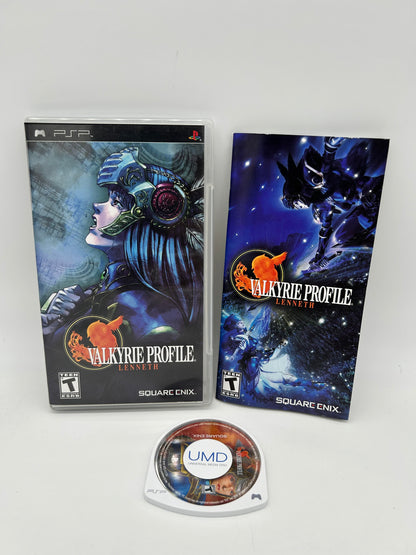 PiXEL-RETRO.COM : SONY PLAYSTATION PORTABLE (PSP) COMPLET CIB BOX MANUAL GAME NTSC VALKYRIE PROFILE LENNETH