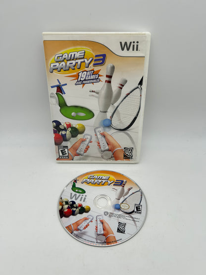 PiXEL-RETRO.COM : NINTENDO WII COMPLET CIB BOX MANUAL GAME NTSC GAME PARTY 3