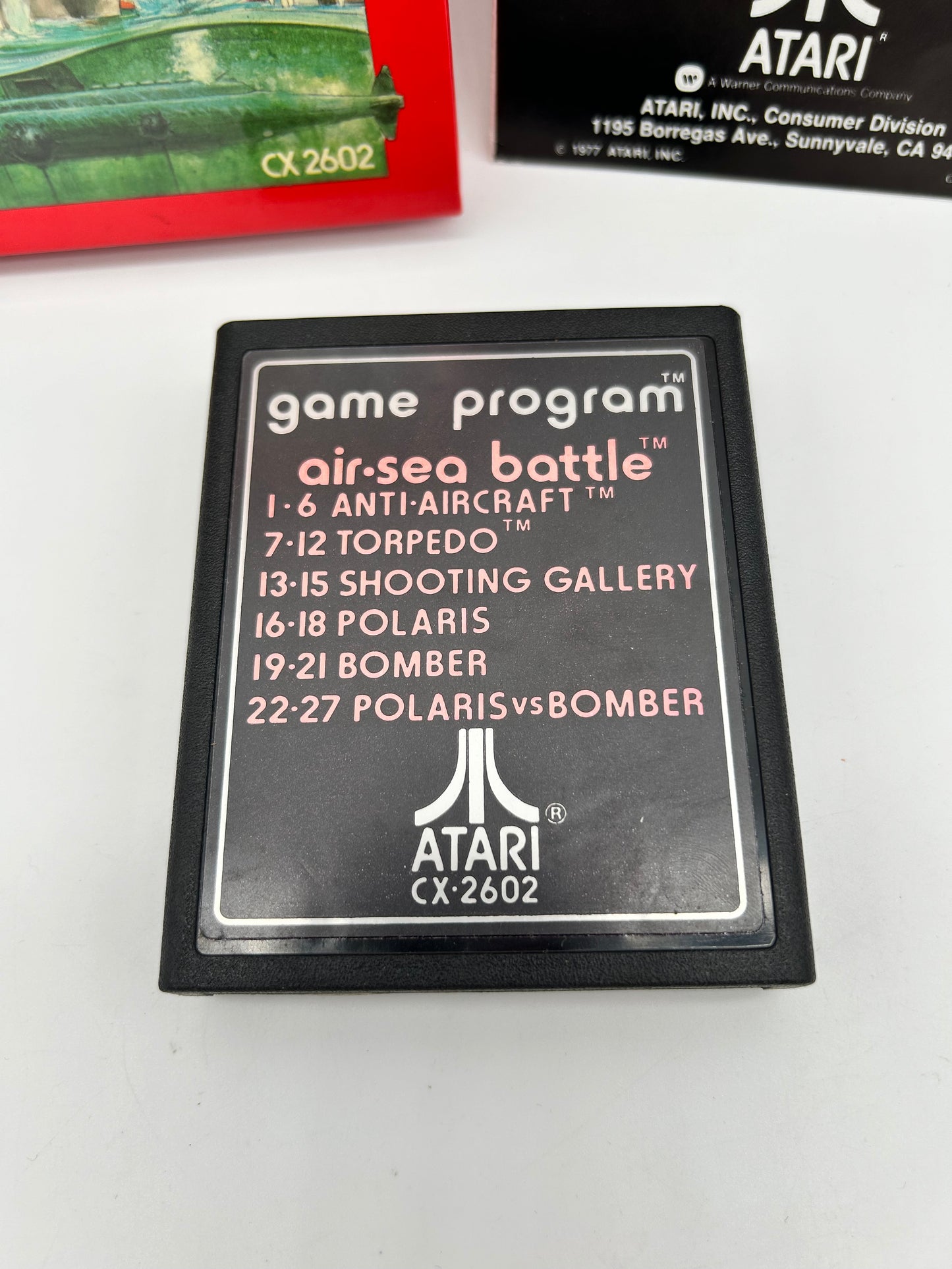 ATARI 2600 | AiR SEA BATTLE | TEXT LABEL VERSiON