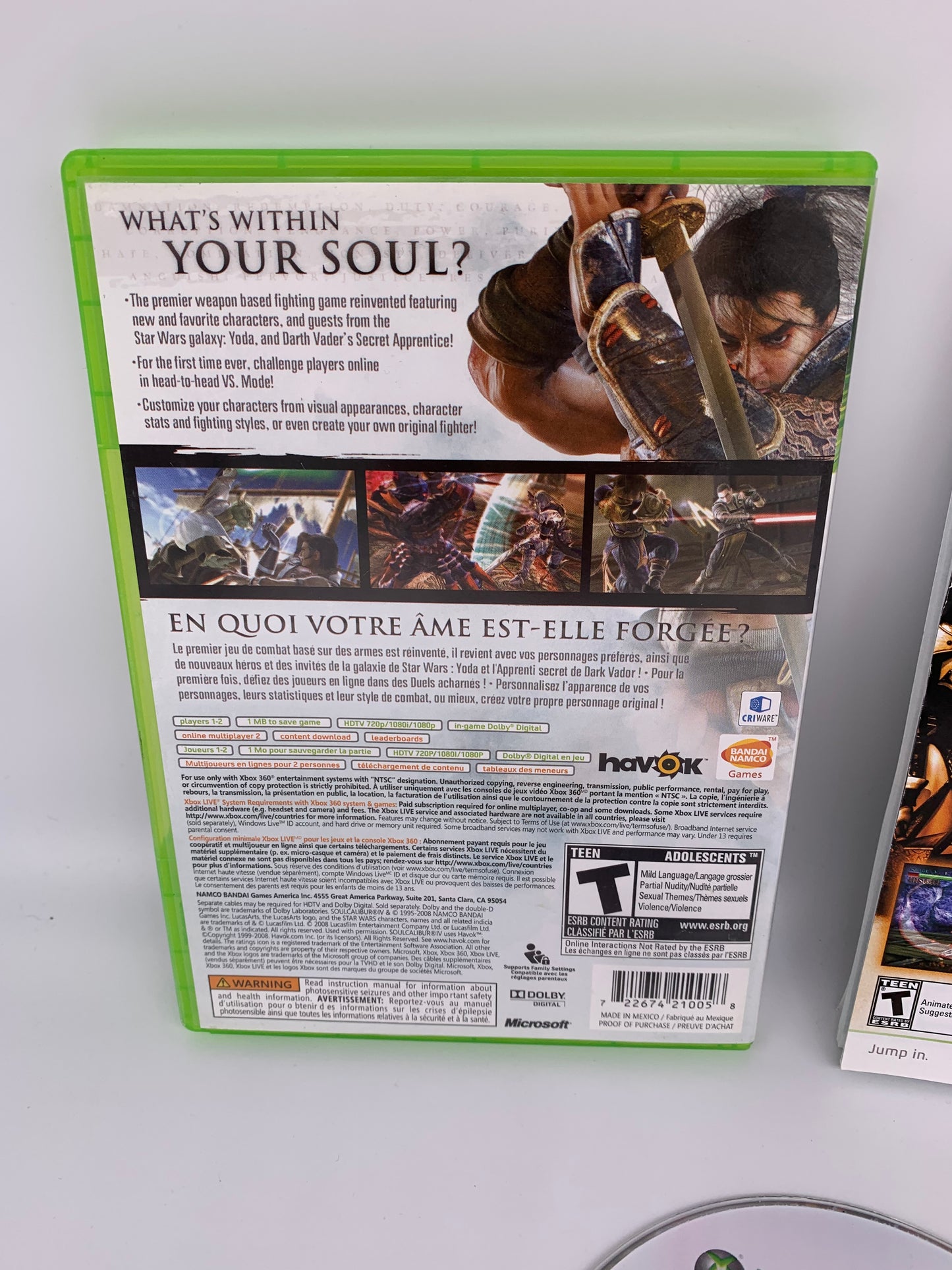 MiCROSOFT XBOX 360 | SOUL CALiBUR IV