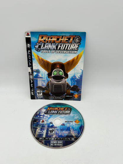 PiXEL-RETRO.COM : SONY PLAYSTATION 3 (PS3) COMPLET CIB BOX MANUAL GAME NTSC RATCHET CLANK FUTURE TOOL OF DESTRUCTION NOT FOR RESALE