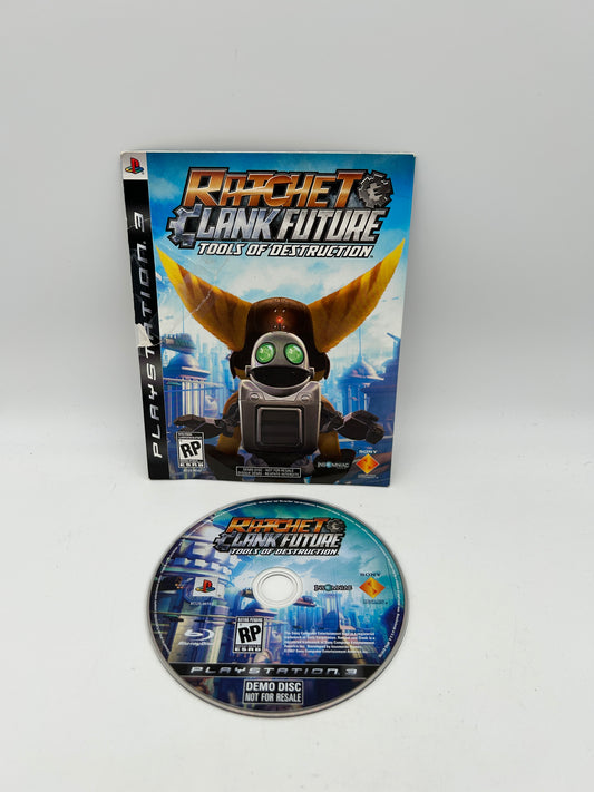 PiXEL-RETRO.COM : SONY PLAYSTATION 3 (PS3) COMPLET CIB BOX MANUAL GAME NTSC RATCHET CLANK FUTURE TOOL OF DESTRUCTION NOT FOR RESALE