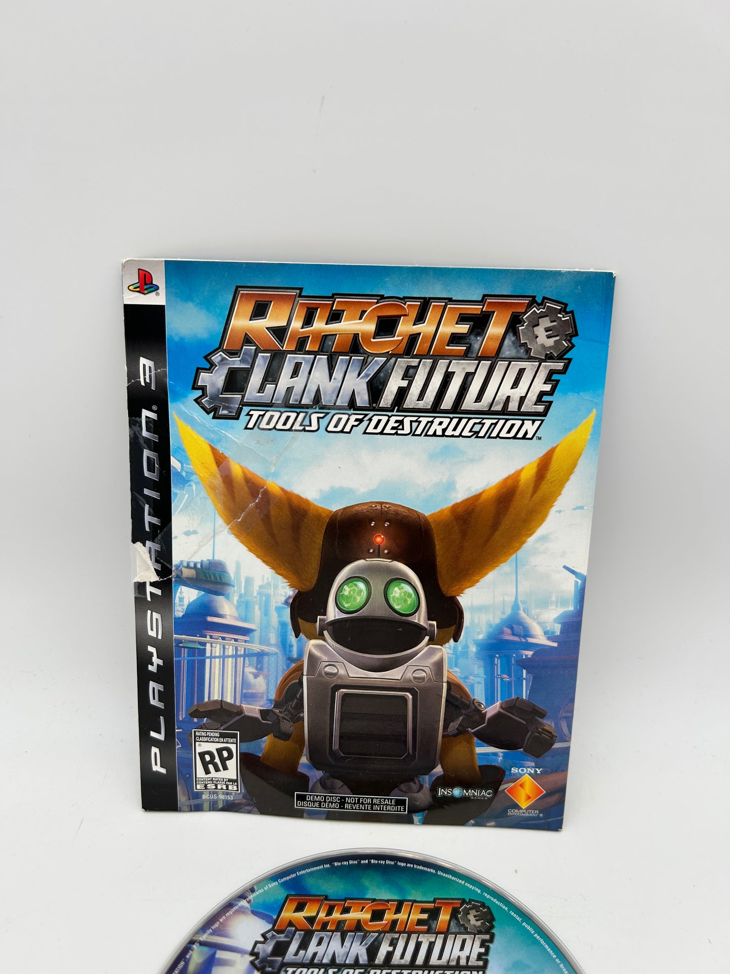 SONY PLAYSTATiON 3 [PS3] | RATCHET CLANK FUTURE TOOLS OF DESTRUCTiON | NOT FOR RESALE