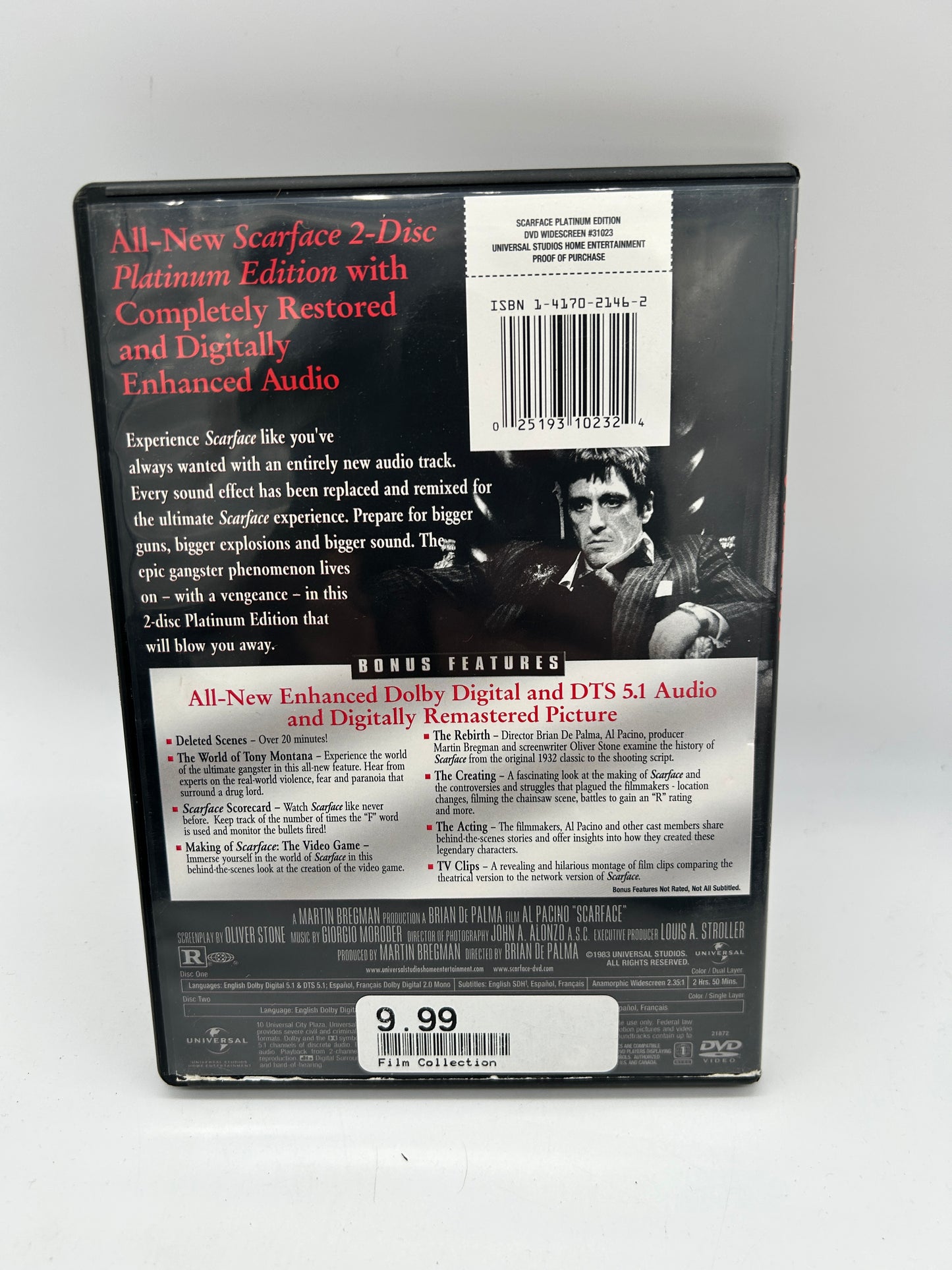 FiLM DVD | SCARFACE [PLATiNUM EDiTiON]