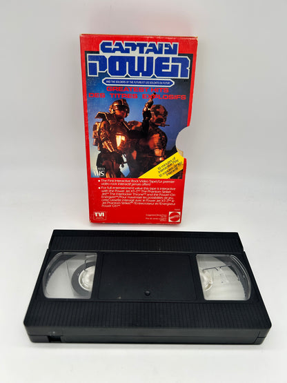 PiXEL-RETRO.COM : VHS COMPLETE CIB BOX MANUAL GAME NTSC CAPTAIN POWER DES TITRES EXPLOSIFS VOLUME 4