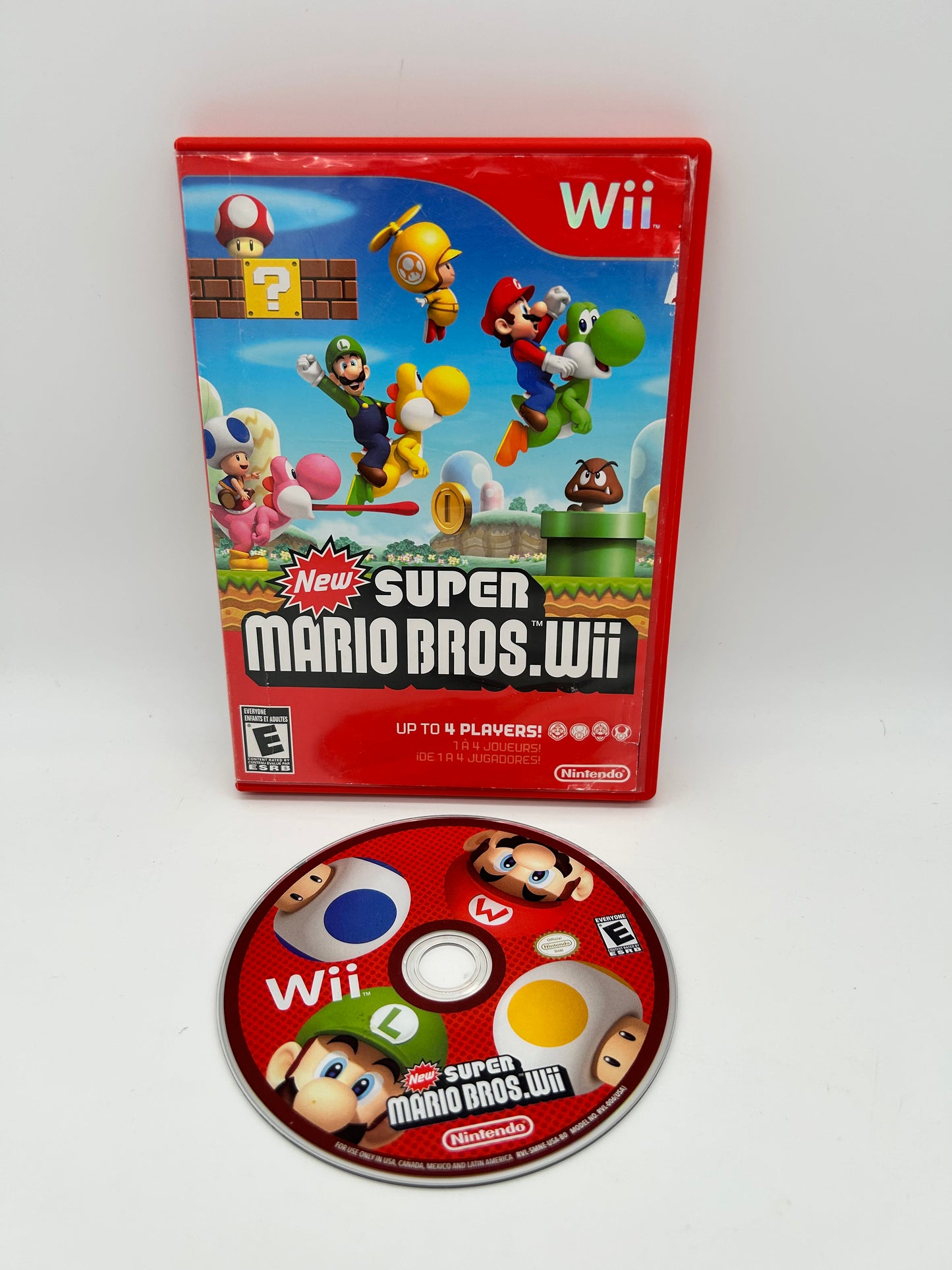 PiXEL-RETRO.COM : NINTENDO WII COMPLET CIB BOX MANUAL GAME NTSC NEW SUPER MARIO BROS. WII