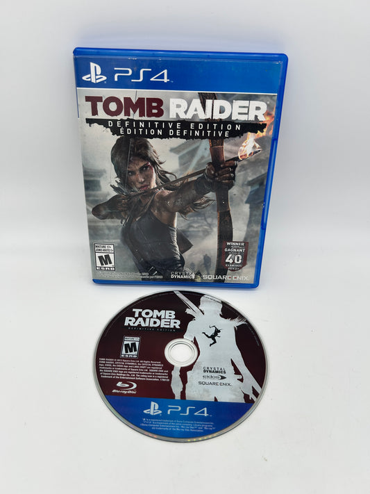 PiXEL-RETRO.COM : SONY PLAYSTATION 4 (PS4) COMPLETE CIB BOX MANUAL GAME NTSC TOMB RAIDER DEFINITIVE EDITION
