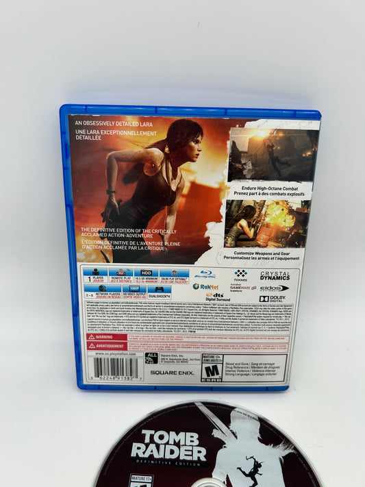 SONY PLAYSTATiON 4 [PS4] | TOMB RAiDER | DEFiNiTiVE EDiTiON