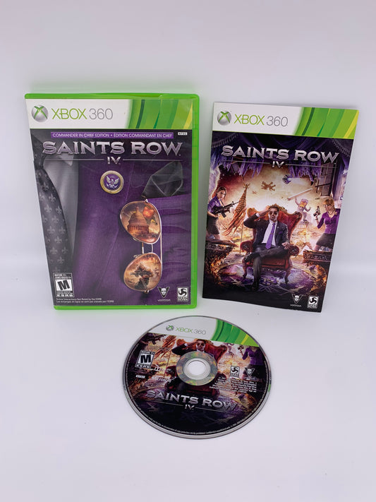 PiXEL-RETRO.COM : MICROSOFT XBOX 360 COMPLETE CIB BOX MANUAL GAME NTSC SAINTS ROW IV 