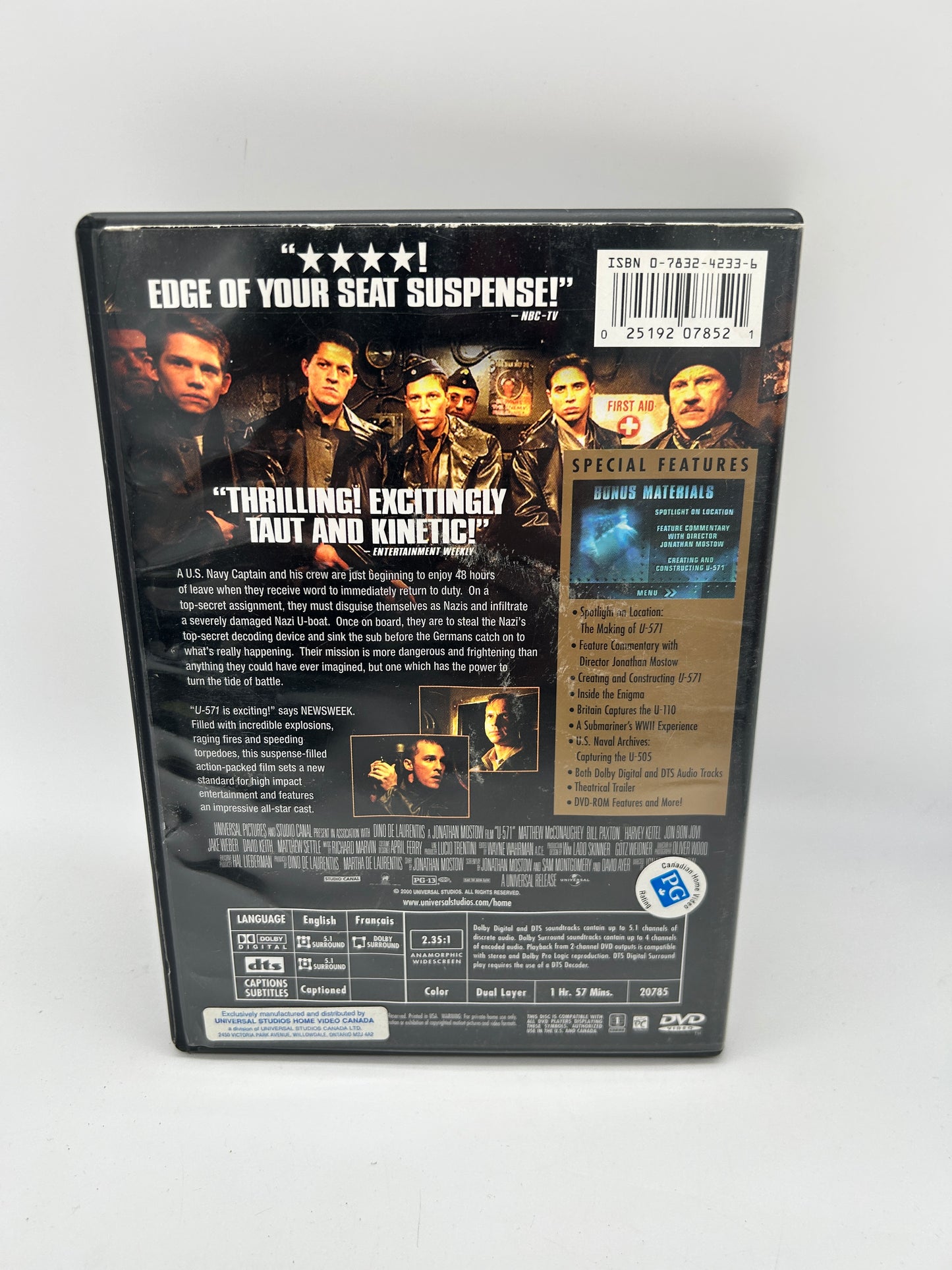 FiLM DVD | U-571 | COLLECTORS EDiTiON