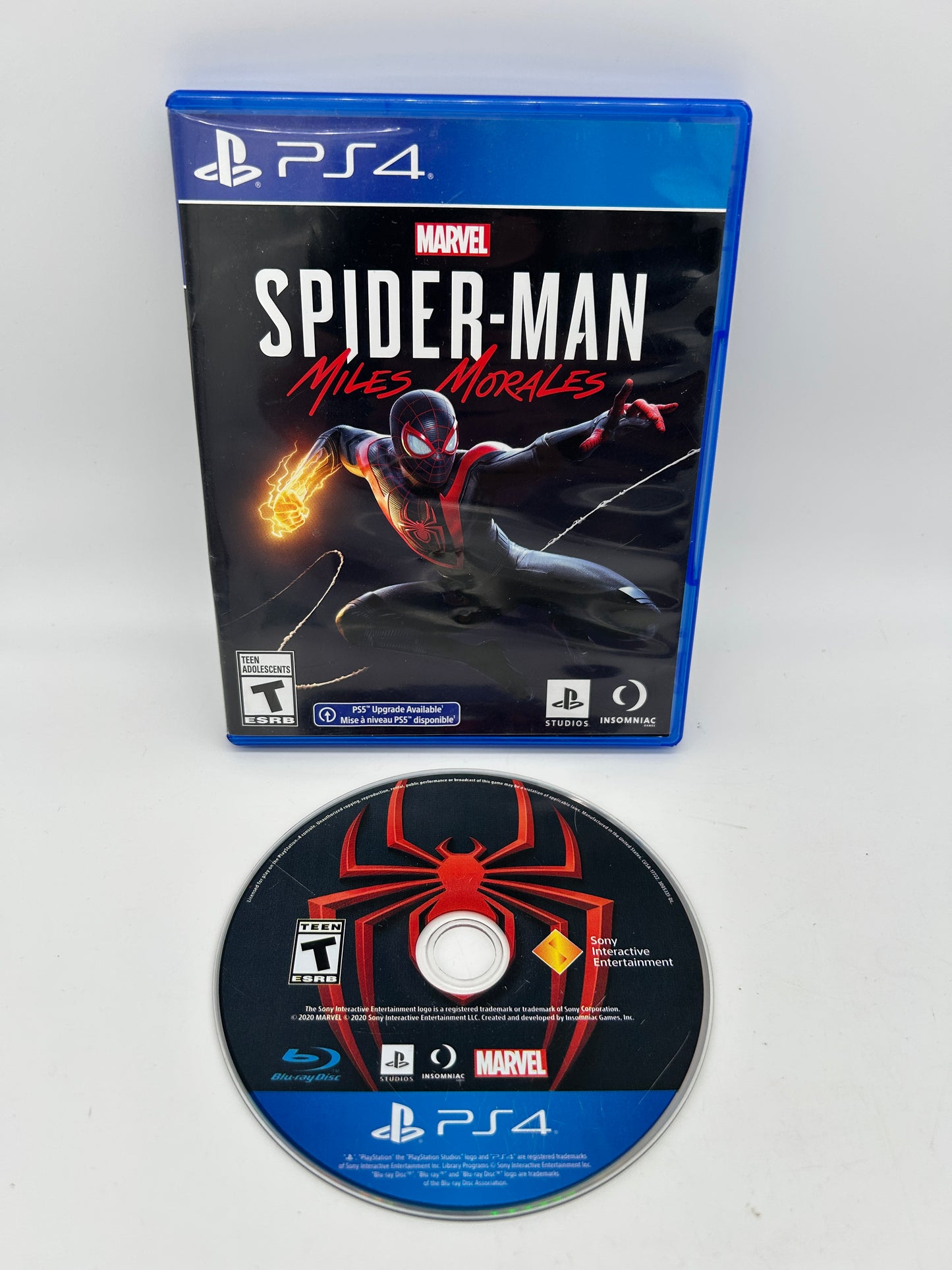 PiXEL-RETRO.COM : SONY PLAYSTATION 4 (PS4) COMPLETE CIB BOX MANUAL GAME NTSC MARVEL SPIDER-MAN MILES MORALES