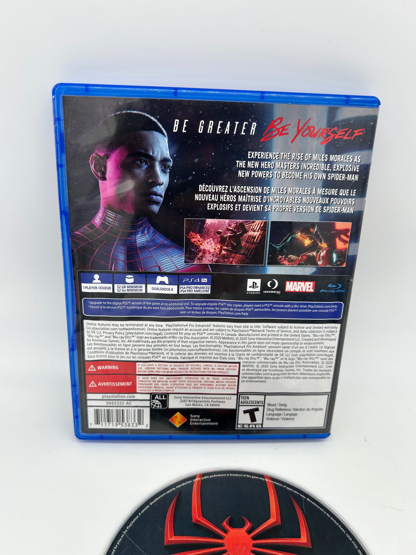 SONY PLAYSTATION 4 [PS4] | MARVEL SPIDER-MAN MILES MORALES