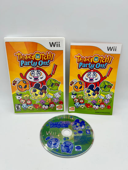 PiXEL-RETRO.COM : NINTENDO WII COMPLET CIB BOX MANUAL GAME NTSC TAMAGOTCHI PARTY ON