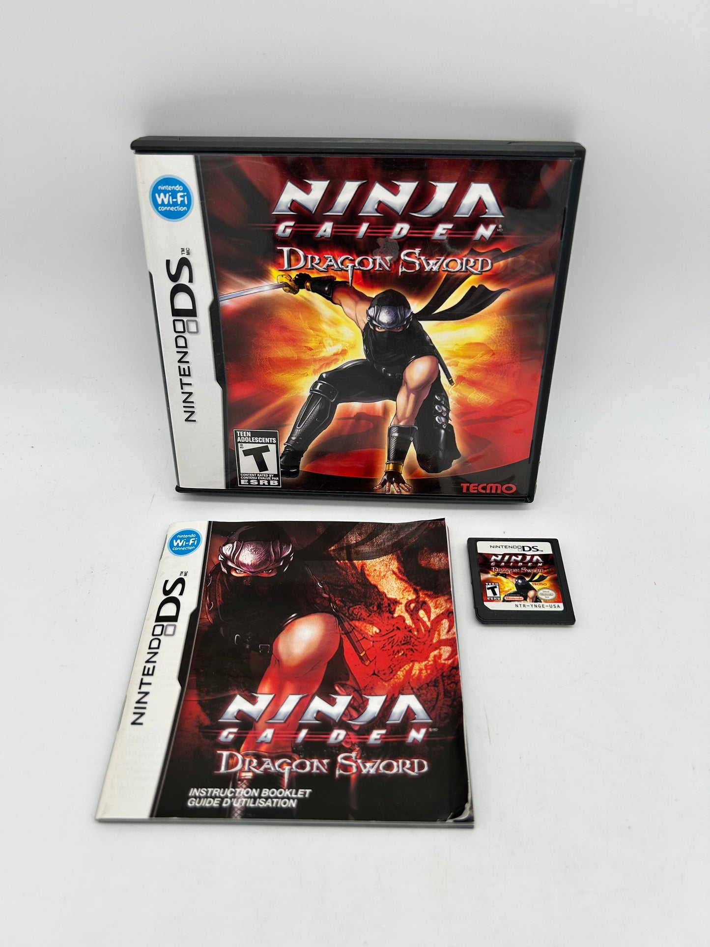 PiXEL-RETRO.COM : NINTENDO DS (DS) COMPLETE CIB BOX MANUAL GAME NTSC NINJA GAIDEN DRAGON SWORD