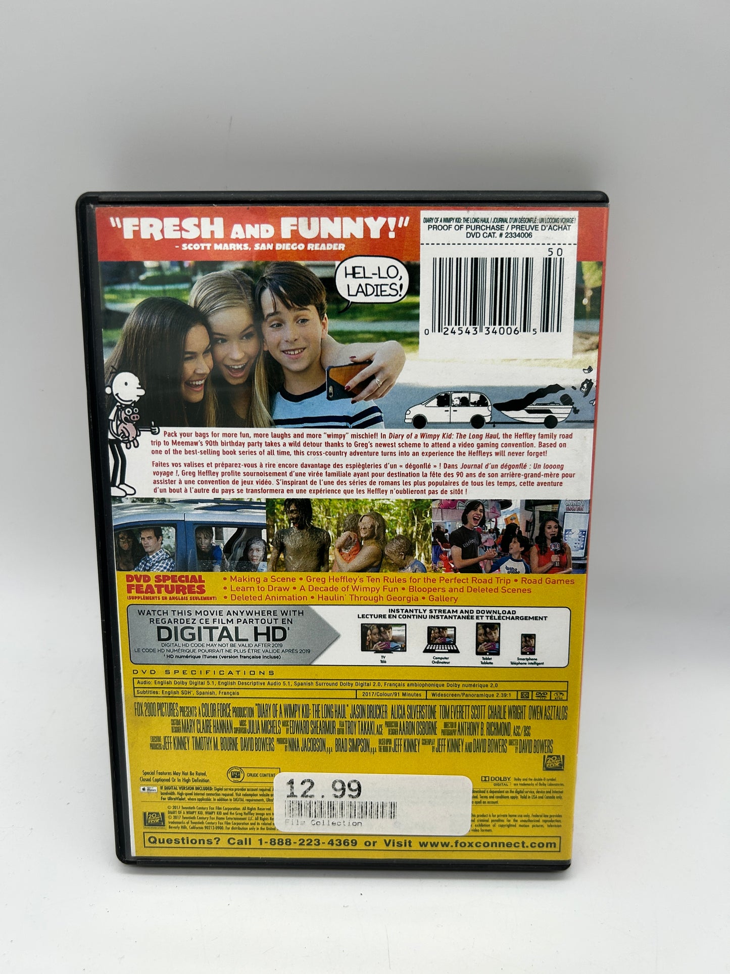 FiLM DVD | DIARY OF A DEFLATED A LONG TRIP [DiARY WiMPY KiD THE HAUL]