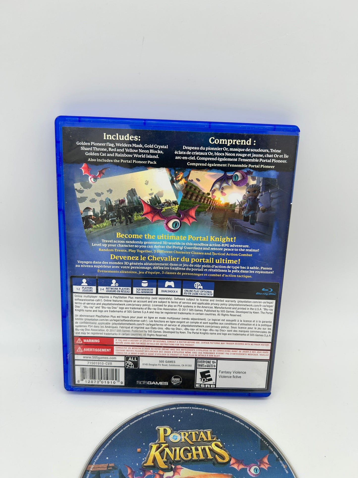 SONY PLAYSTATiON 4 [PS4] | PORTAL KNiGHTS | GOLD THRONE EDiTiON