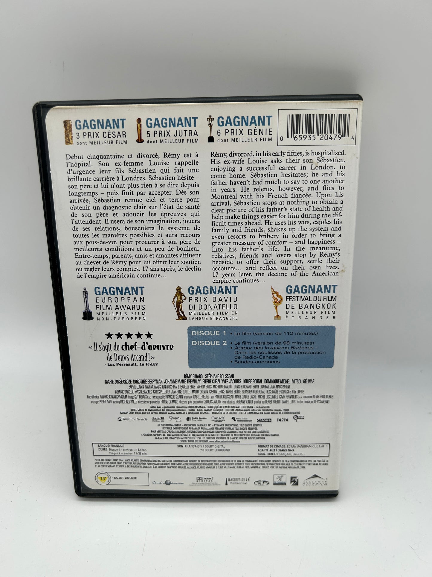 FiLM DVD | LES iNVASiONS BARBARES [THE BARBARiAN]
