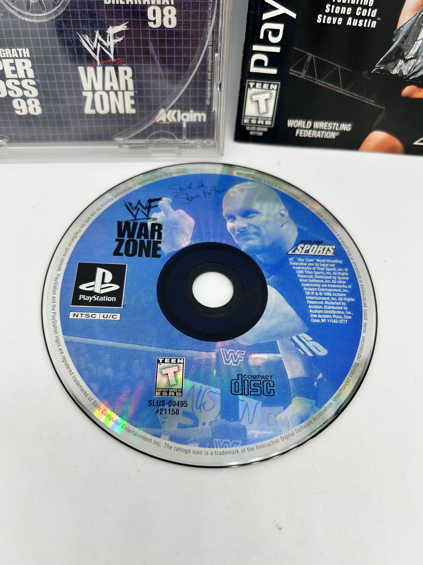 SONY PLAYSTATiON [PS1] | WWF WAR ZONE
