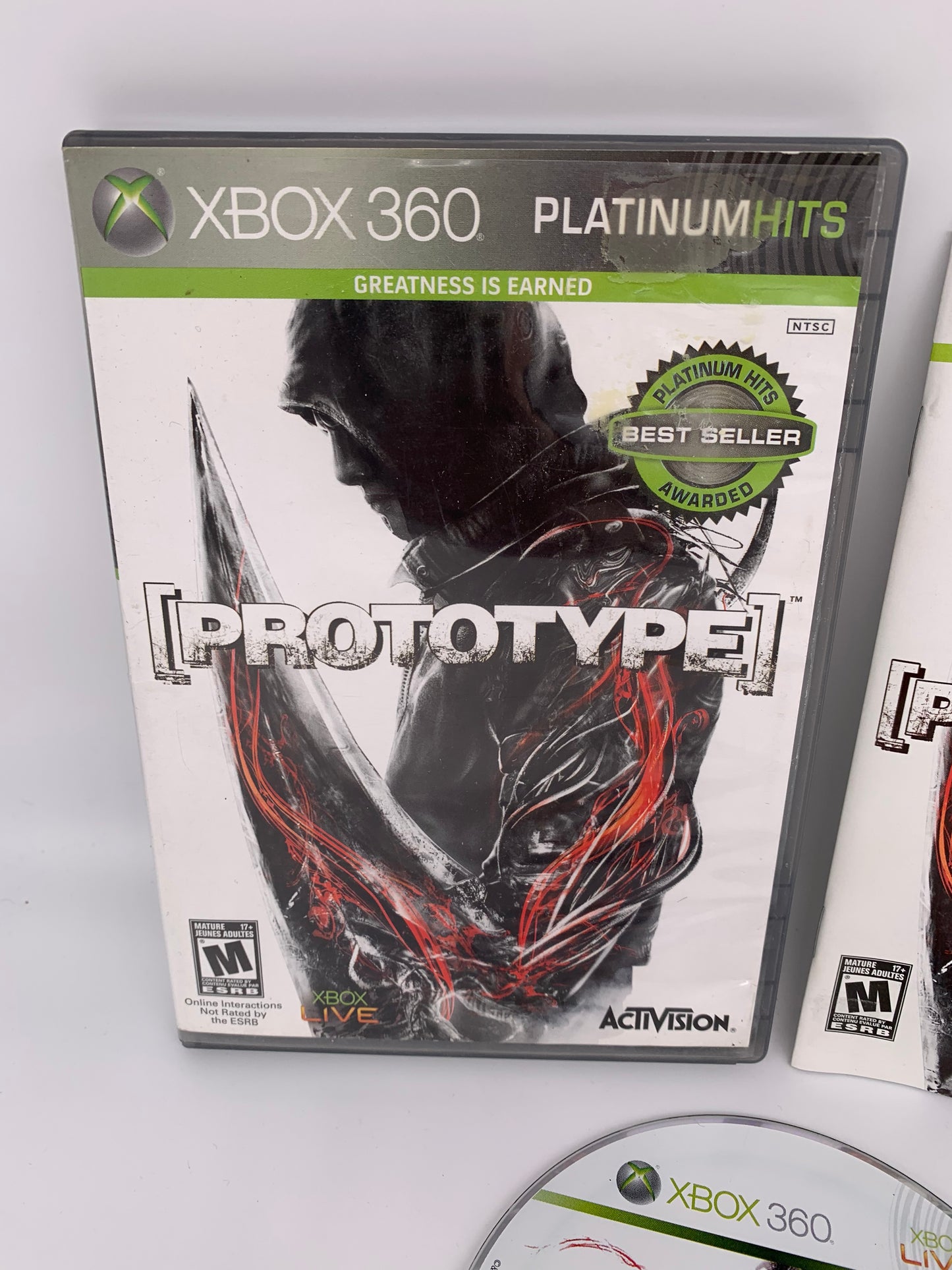 MiCROSOFT XBOX 360 | PROTOTYPE | PLATiNUM HiTS