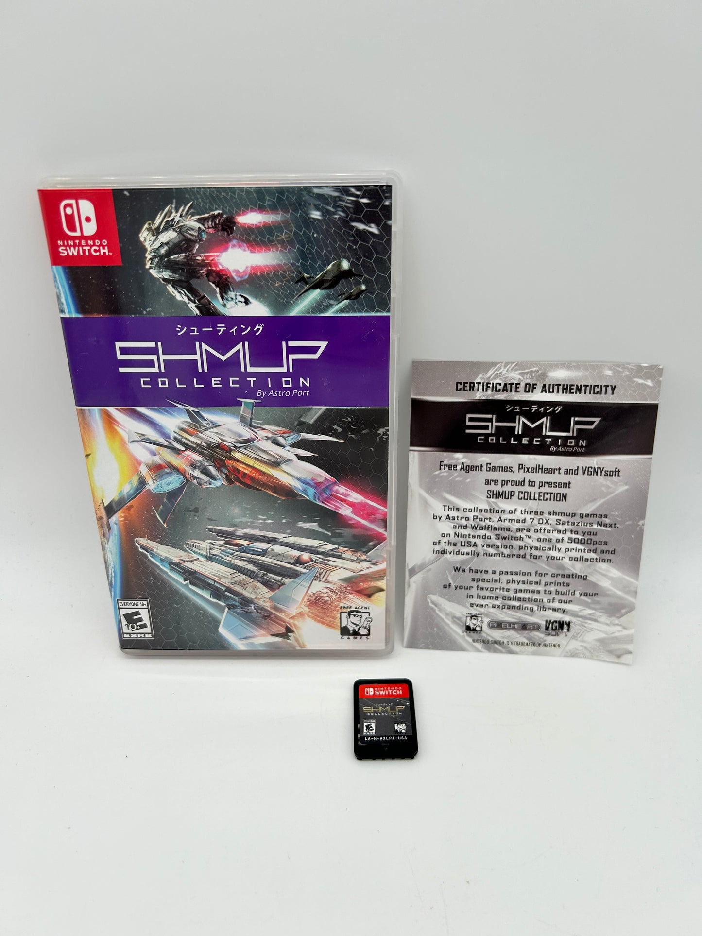 PiXEL-RETRO.COM : NINTENDO SWITCH COMPLETE IN BOX COMPLETE MANUAL GAME NTSC SHMUP COLLECTION 1032 OF 5000
