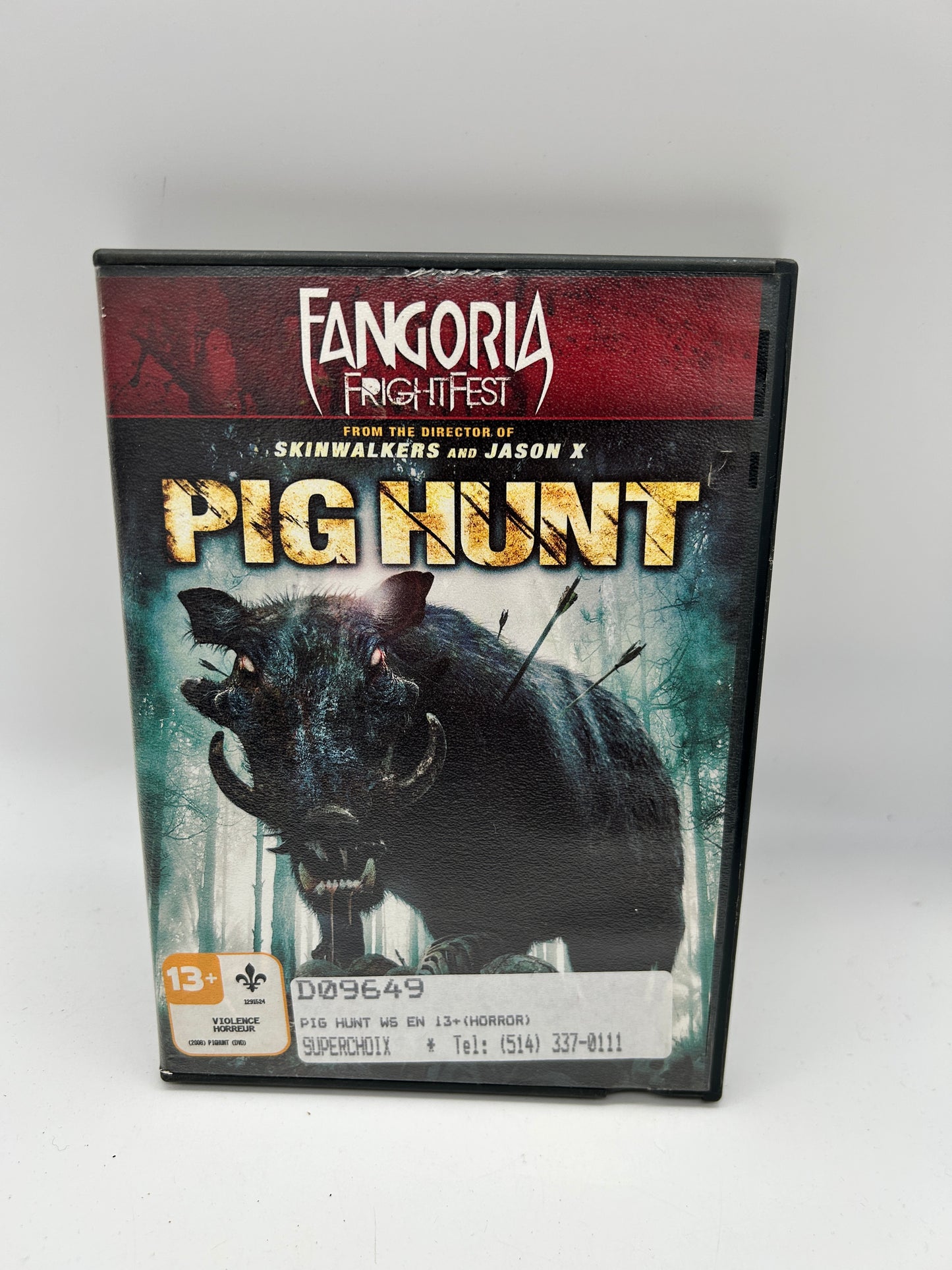 FiLM DVD | FANGORiA FRiGHFEST PRESENTS PiG HUNT