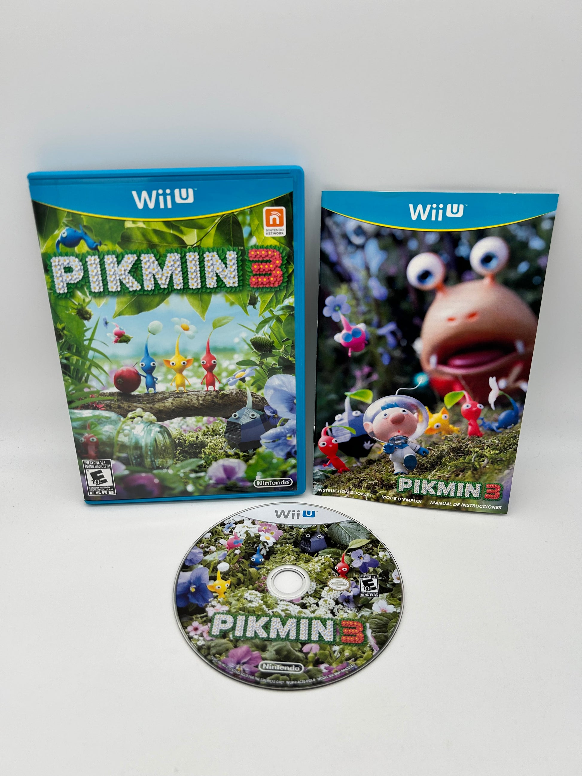 PiXEL-RETRO.COM : NINTENDO WII U COMPLET CIB BOX MANUAL GAME NTSC PIKMIN 3