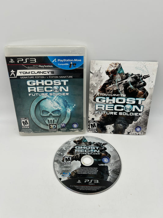 PiXEL-RETRO.COM : SONY PLAYSTATION 3 (PS3) COMPLET CIB BOX MANUAL GAME NTSC TOM CLANCY'S GHOST RECON FUTURE SOLDIER SIGNATURE EDITION