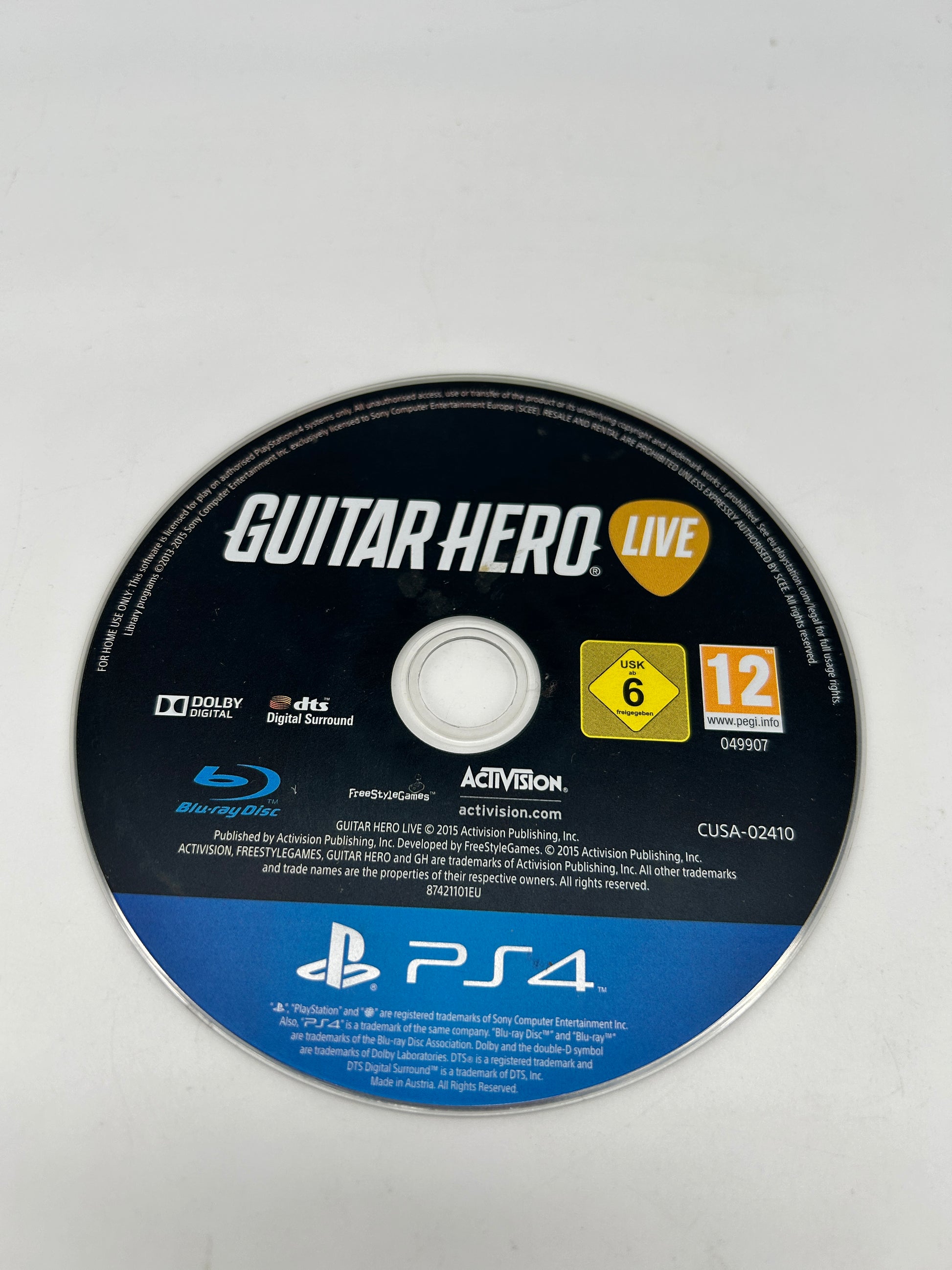 PiXEL-RETRO.COM : SONY PLAYSTATION 4 (PS4) COMPLET CIB BOX MANUAL GAME NTSC GUITAR HERO LIVE