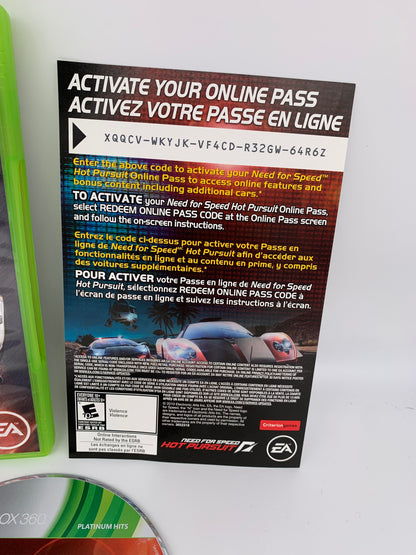 MiCROSOFT XBOX 360 | NEED FOR SPEED HOT PURSUiT | PLATiNUM HiTS