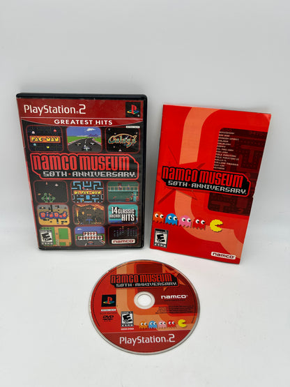 PiXEL-RETRO.COM : SONY PLAYSTATION 2 (PS2) COMPLET CIB BOX MANUAL GAME NTSC NAMCO MUSEUM 50TH ANNIVERSARY