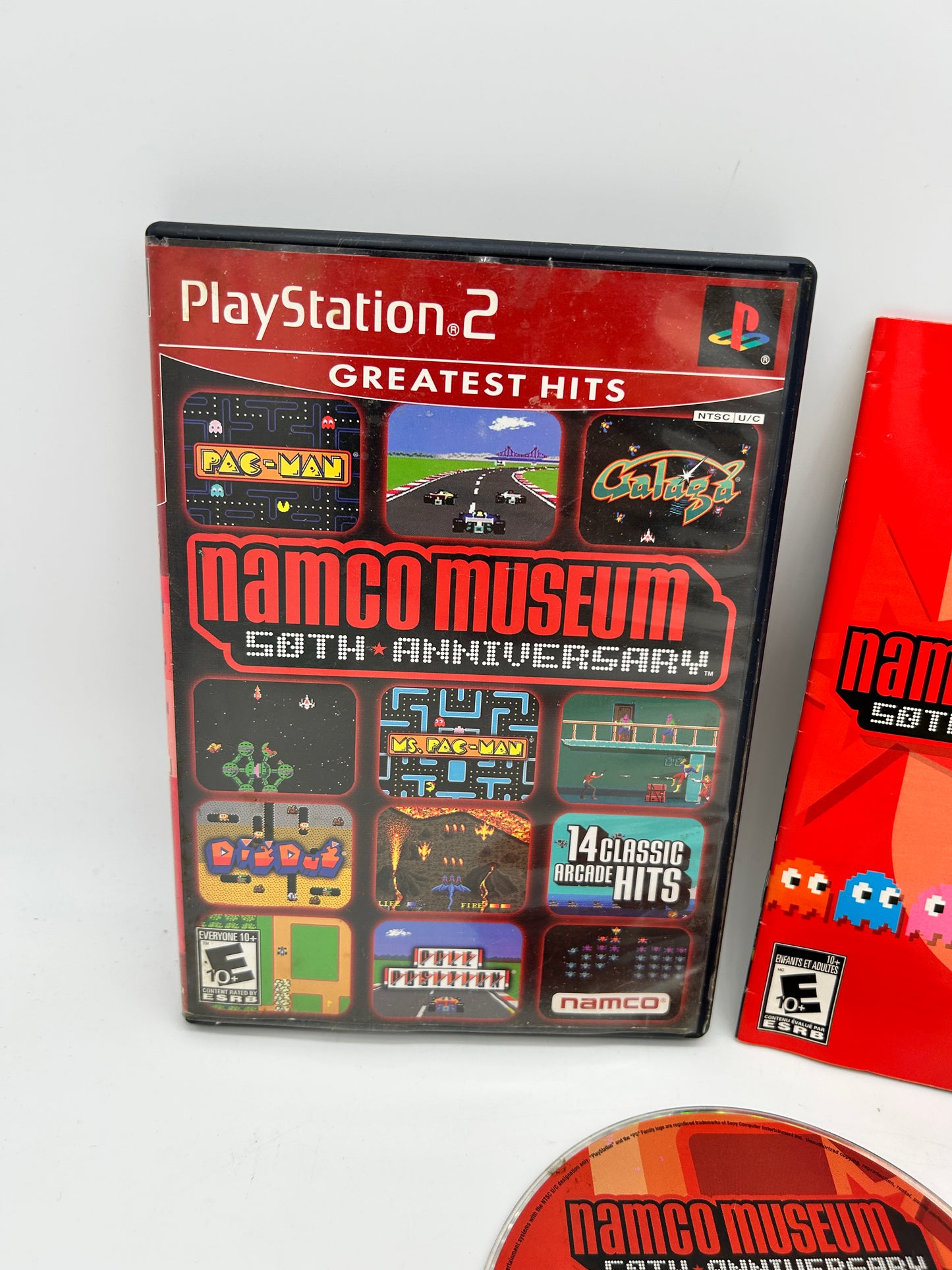 SONY PLAYSTATiON 2 [PS2] | NAMCO MUSEUM 50TH ANNiVERSARY | GREATEST HiTS