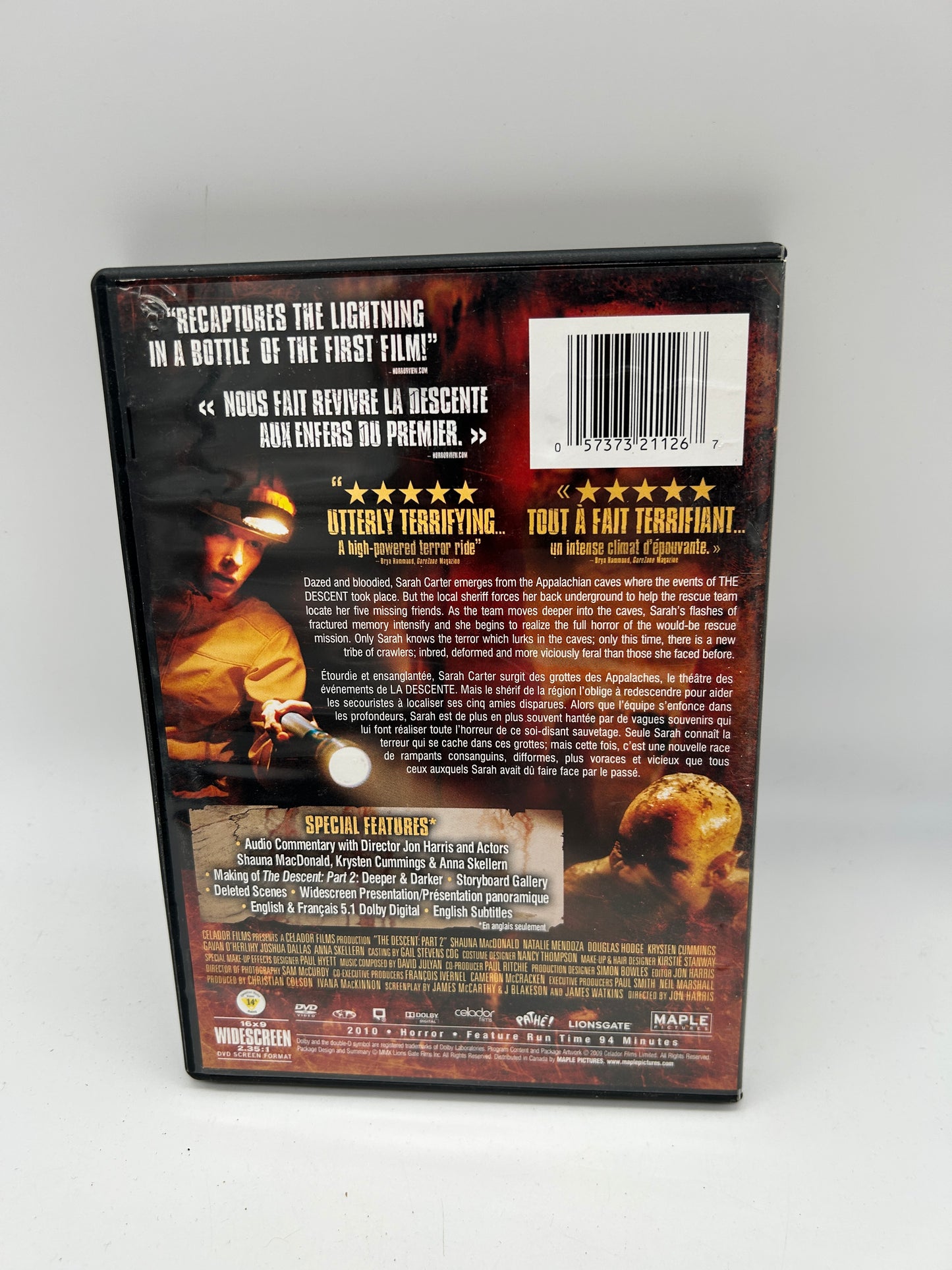 FiLM DVD | LA DESCENTE 2 [THE DESCENT PART]