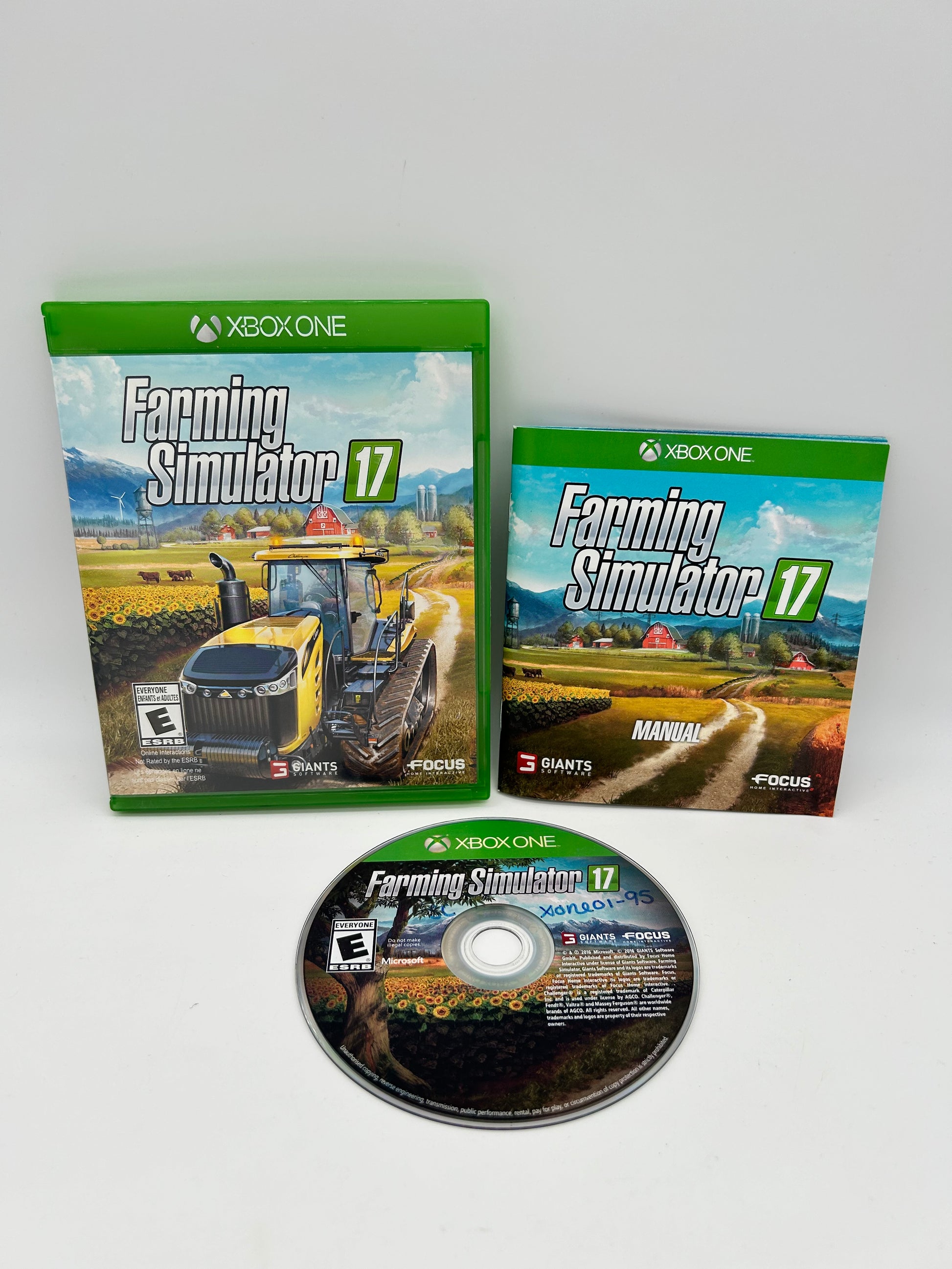 PiXEL-RETRO.COM : MICROSOFT XBOX ONE COMPLETE CIB BOX MANUAL GAME NTSC FARMING SIMULATOR 17